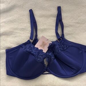 Blue Lace Women's Bra
